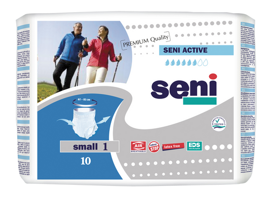 Поглинаючі труси-підгузники для дорослих SENI Active 1 SMALL 10 шт. Air 10014 фото