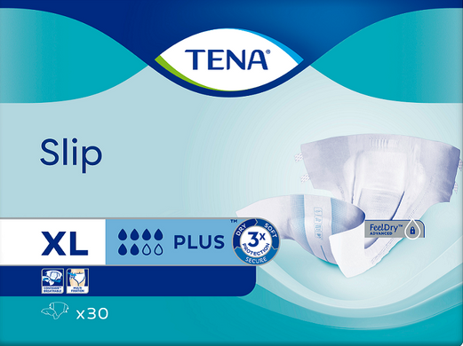 Подгузники для взрослых Tena Slip Plus XL 30 шт. 10035 фото
