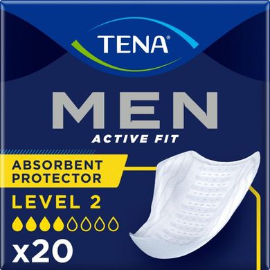 Урологические прокладки (вкладыши) для мужчин TENA Men Level 2 20 шт. 10100 фото