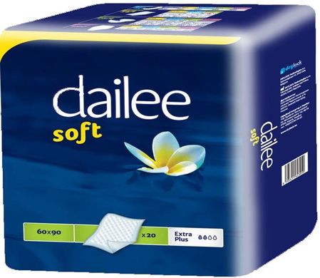 Пелюшки DAILEE Soft Plus 90x60 см. 20 шт 10353 фото