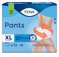 Впитывающие трусы-подгузники для взрослых Tena Pants Plus XL 12 шт. 10441 фото