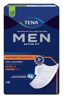Урологические прокладки (вкладыши) для мужчин TENA Men Level 3 16 шт. 10354 фото