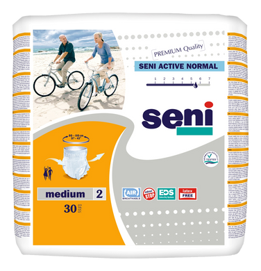 Впитывающие трусы-подгузники для взрослых SENI Active Normal 2 MEDIUM 30 шт. 10002 фото