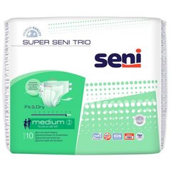 Подгузники для взрослых SUPER SENI Trio 2 MEDIUM 10шт. Air 10032 фото