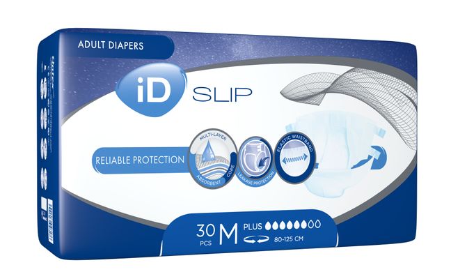 Подгузники для взрослых iD Slip Plus 2 Medium 30 10363 фото