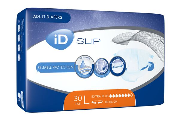 Подгузники для взрослых iD Slip Extra Plus 3 Large 30 10366 фото