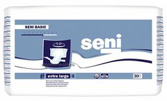 Подгузники для взрослых SENI BASIC 4 Extra Large 30 шт. 10368 фото