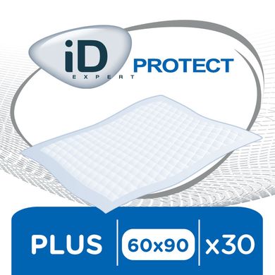 Пеленки iD Expert Protect Plus 90x60 см. 30 шт. 10138 фото