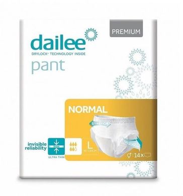 Поглинаючі труси-підгузники для дорослих Dailee Pant Premium Normal 3 Large 14 шт. 10371 фото