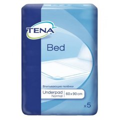 Одноразовые впитывающие пеленки TENA Bed normal 90x60 см. 5 шт.