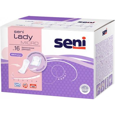 Урологічні прокладки SENI Lady Micro 16 шт.