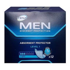 Урологічні прокладки (вкладиші) для чоловіків TENA Men Level 1 12 шт. 10097 фото