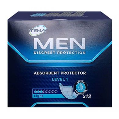 Урологические прокладки (вкладыши) для мужчин TENA Men Level 1 12 шт. 10097 фото