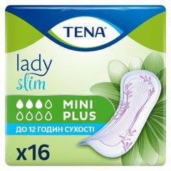 Урологические прокладки TENA Lady Slim Mini Plus 16 шт. 10378 фото