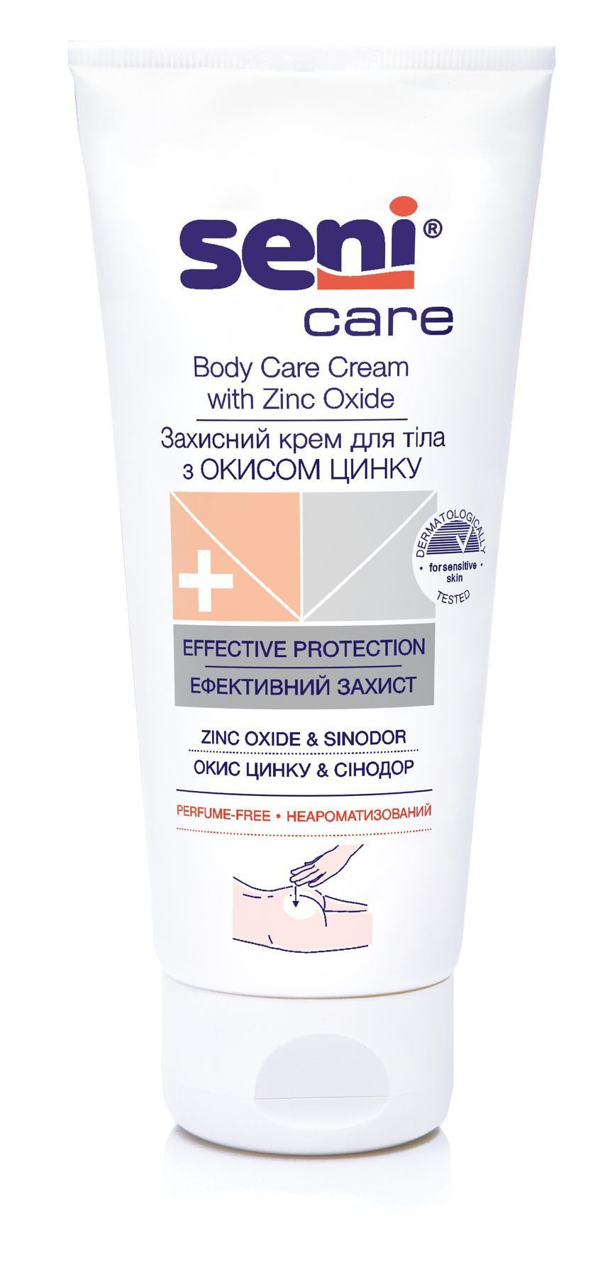 Защитный крем для тела SENI Care с цинком 200 мл. купить за 287.00