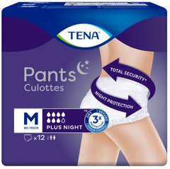 Поглинаючі труси-підгузники для дорослих Tena Pants Plus Night 2 Medium 12 шт.