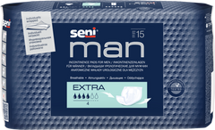 Урологічні прокладки (вкладиші) для чоловіків SENI Man Extra 15 шт.