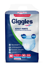 Поглинаючі труси-підгузники для дорослих Giggles Adult Pants 2 Medium 30 шт.