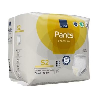 Впитывающие трусы-подгузники для взрослых Abena Pants Premium S2, 16 шт. 10390 фото