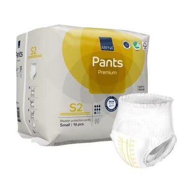 Впитывающие трусы-подгузники для взрослых Abena Pants Premium S2, 16 шт. 10390 фото