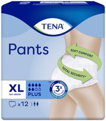 Впитывающие трусы-подгузники для взрослых Tena Pants Plus XL 12 шт.