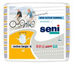 Поглинаючі труси-підгузники для дорослих SENI Active Normal 4 EXTRA LARGE 10 шт.
