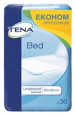 Одноразові поглинаючі пелюшки TENA Bed normal 60x60 см. 30 шт 10123 фото