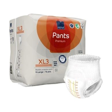 Впитывающие трусы-подгузники для взрослых Abena Pants Premium XL3, 16 шт. 10393 фото
