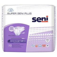 Подгузники для взрослых SUPER SENI PLUS EXTRA 0 SMALL 10 шт. Air